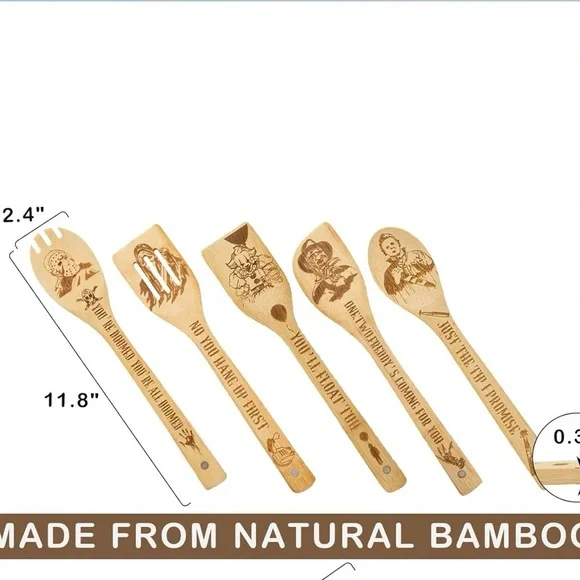 5pc horror character kitchen utensils set..(NWT) - Picture 3 of 6